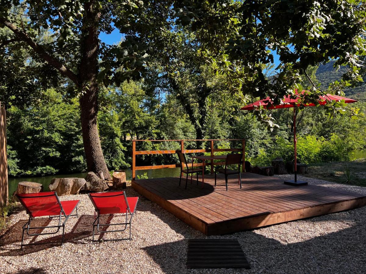 La Magnanerie Dhotes , Les Roulottes Insolites Sauve Εξωτερικό φωτογραφία